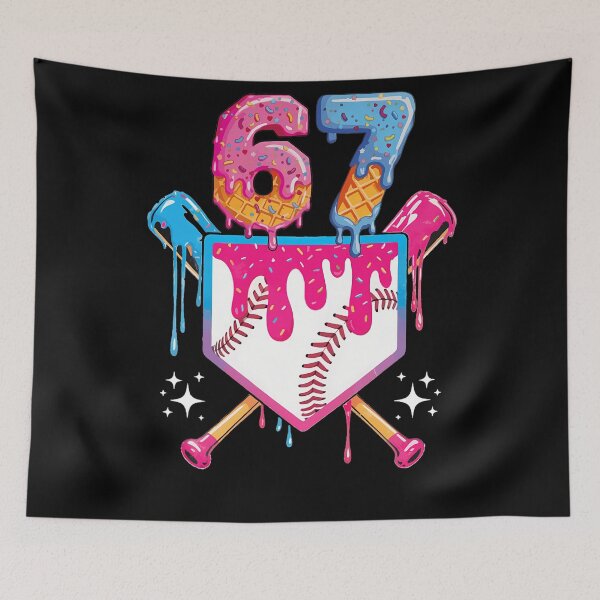 Item preview, Vintage Baseball Funny Drip Ice Seven Six Quote Humor Cream designed and sold by Aaronogagne.