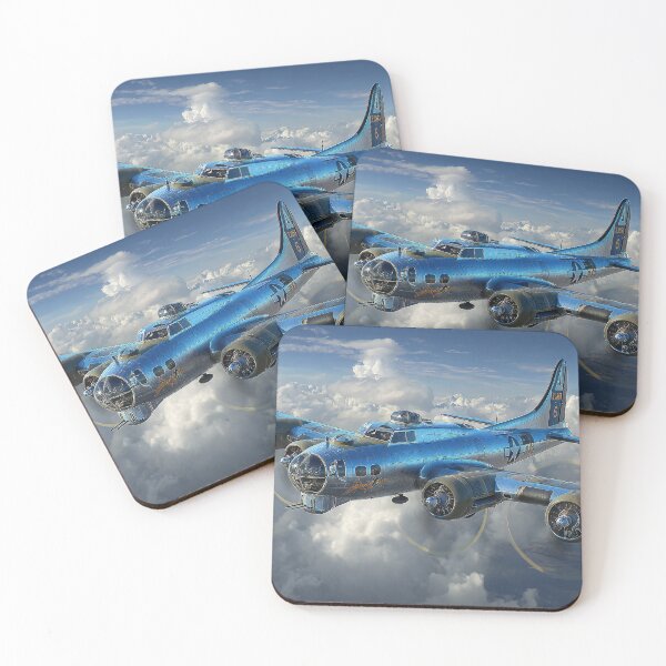 Item preview, The Boeing Fortress Passing Over Germany in Cold Air designed and sold by Skyframe Aviation.