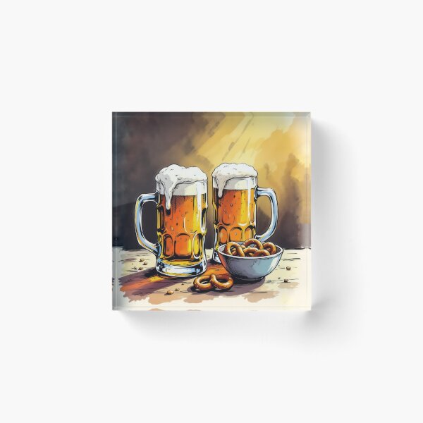 Artikelvorschau, Bierkrüge – Ein frostiges Paar entworfen und verkauft von Finding Fortuity.
