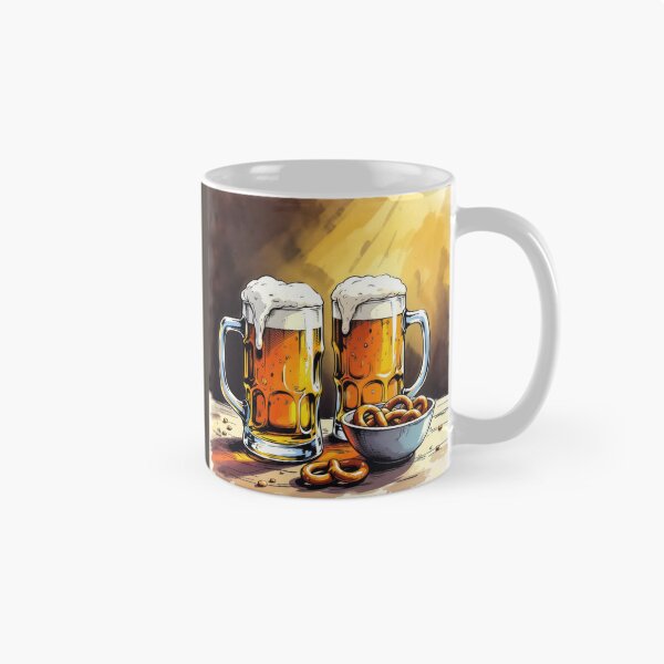 Item preview, Beer Mugs - A Frosty Pair designed and sold by Finding Fortuity.