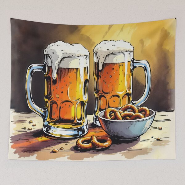Item preview, Beer Mugs - A Frosty Pair designed and sold by Finding Fortuity.
