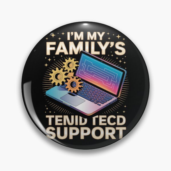 Item preview, I'm My Family's Unpaid TechSupport Laptop Nerd Science designed and sold by LittleDame.