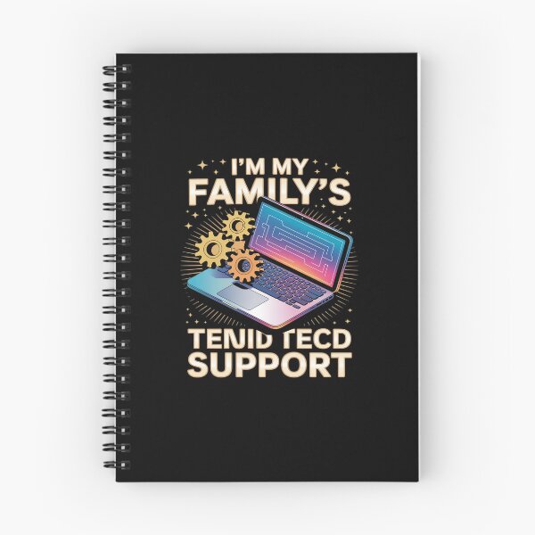Item preview, I'm My Family's Unpaid TechSupport Laptop Nerd Science designed and sold by LittleDame.