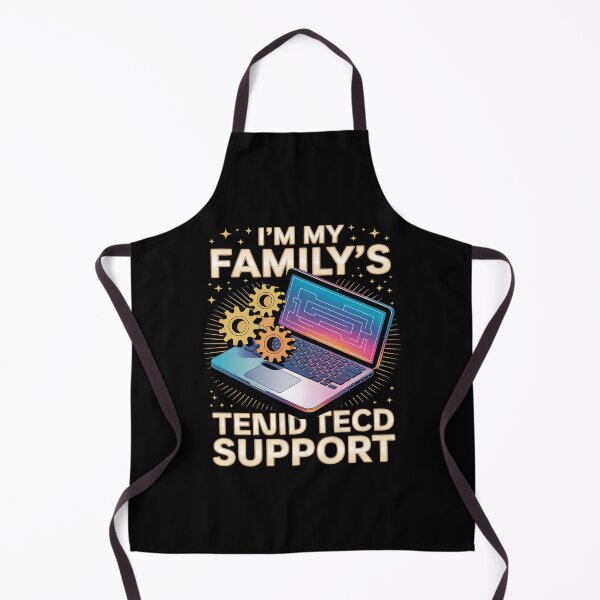 Item preview, I'm My Family's Unpaid TechSupport Laptop Nerd Science designed and sold by LittleDame.
