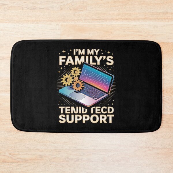 Item preview, I'm My Family's Unpaid TechSupport Laptop Nerd Science designed and sold by LittleDame.