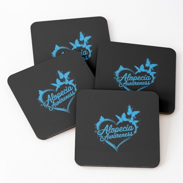 Item preview, In September We Wear Blue Alopecia Areata Awareness Month designed and sold by VasilisLamArt.