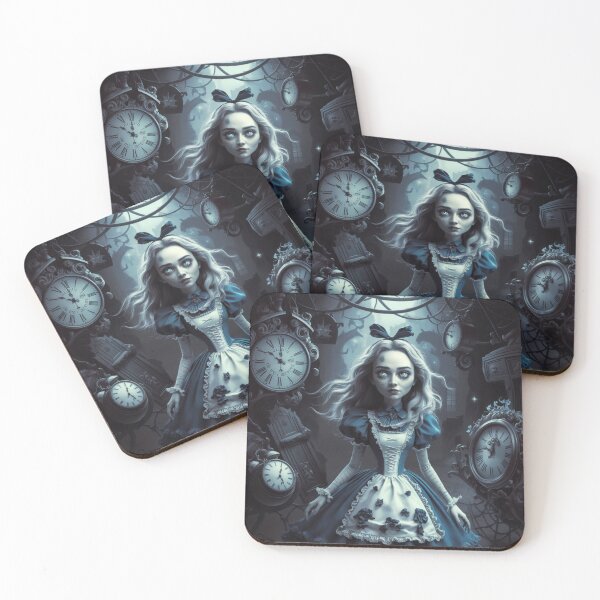 Item preview, Alice and the Clocks of Oblivion – Gothic Fantasy in Blue designed and sold by FusiTink.