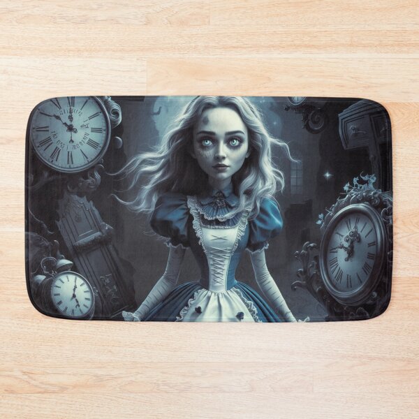 Item preview, Alice and the Clocks of Oblivion – Gothic Fantasy in Blue designed and sold by FusiTink.
