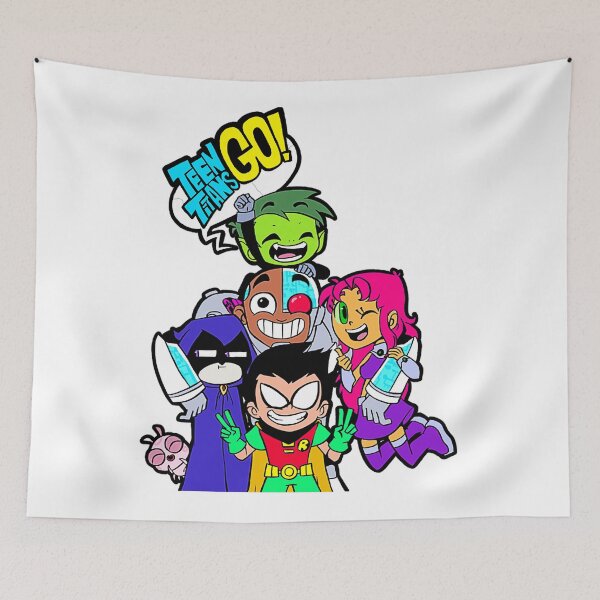 Item preview, Teen Titans Go Full Team Smiling designed and sold by nicoeeet.