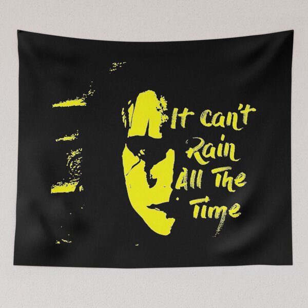 Item preview, The Crow Minimal Yellow Quote Silhouette designed and sold by bettannfuco.