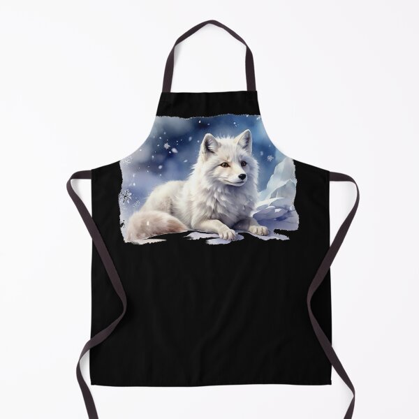Item preview, Arctic fox in the snow – watercolor full of winter magic designed and sold by Rose Design & Photos.