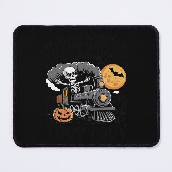 Item preview, Im Not Always A Train Wreck Just Kidding Toot Toot Halloween designed and sold by LittleDame.