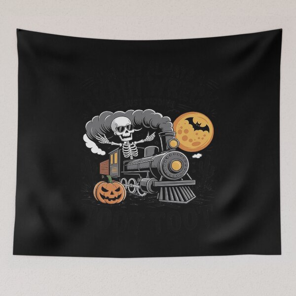 Item preview, Im Not Always A Train Wreck Just Kidding Toot Toot Halloween designed and sold by LittleDame.