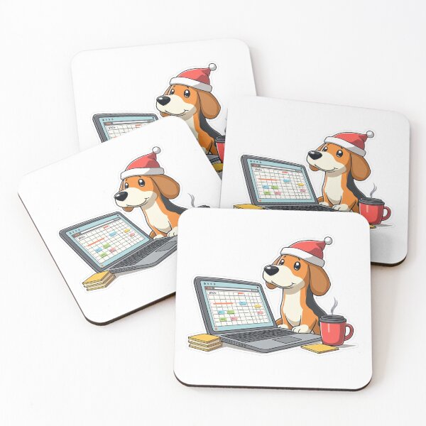 Item preview, Beagle Santa Coder Christmas | Dev Life Sprint Edition designed and sold by Dev Life Designs.