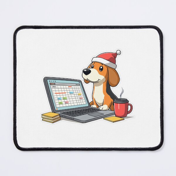 Item preview, Beagle Santa Coder Christmas | Dev Life Sprint Edition designed and sold by Dev Life Designs.