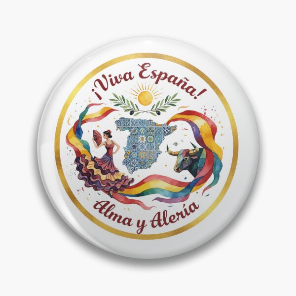 Item preview,  ¡Viva España! Alma y Alegría - Vibrant Spanish Soul & Joy Design designed and sold by Sushikidsntoddlers.