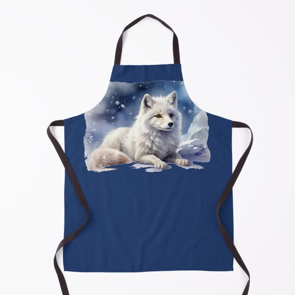 Item preview, Arctic fox in the snow – watercolor full of winter magic designed and sold by Rose Design & Photos.
