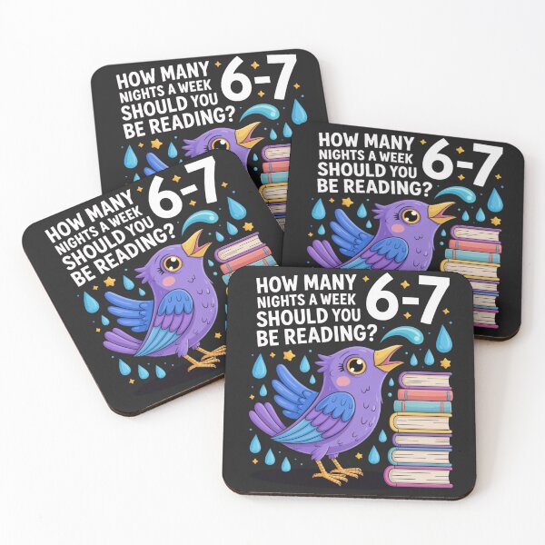 Item preview, Teacher 67 How Many Nights A Week Should You Be Reading 6-7 designed and sold by Clairenity Studio.