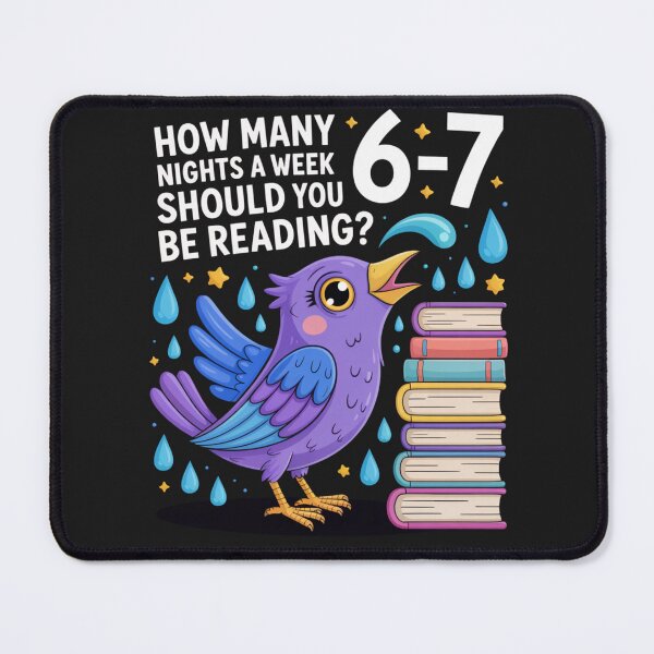 Item preview, Teacher 67 How Many Nights A Week Should You Be Reading 6-7 designed and sold by Clairenity Studio.