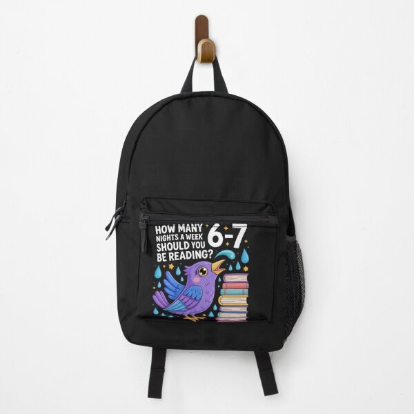 Item preview, Teacher 67 How Many Nights A Week Should You Be Reading 6-7 designed and sold by Clairenity Studio.