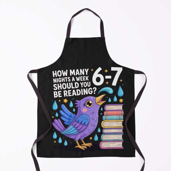 Item preview, Teacher 67 How Many Nights A Week Should You Be Reading 6-7 designed and sold by Clairenity Studio.