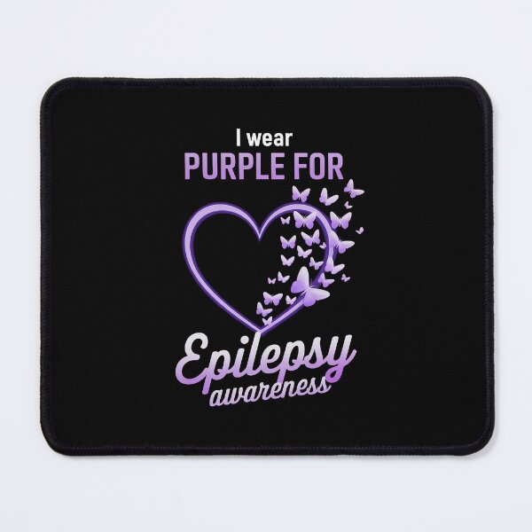 Item preview, Heart Butterfly I Wear Purple For Epilepsy Awareness designed and sold by HaileyRobel.