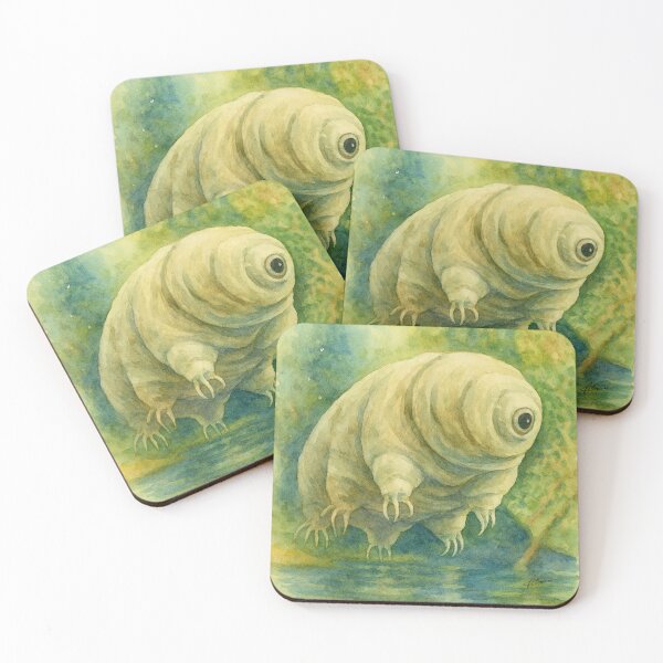 Item preview, water bear and a tummy full of algae designed and sold by Cushion-Crafts.