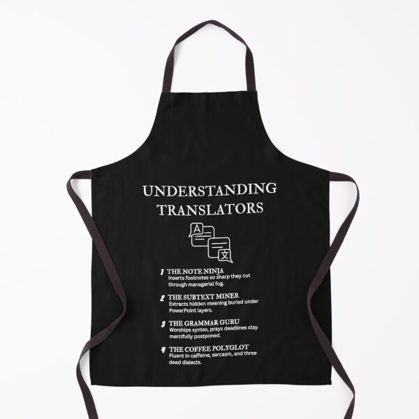 Item preview, Translator Life Shirt – Relatable Language Nerd Humor – Black designed and sold by PsyFlow35.