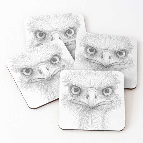 Item preview, Ostrich Pencil Sketch designed and sold by Leon Woods Pencil Art.
