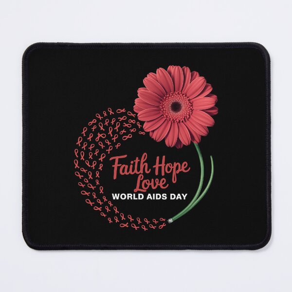 Item preview, Falth Hope World AIDS Day Awareness Daisy Flower Ribbon designed and sold by DrewLeuschke.