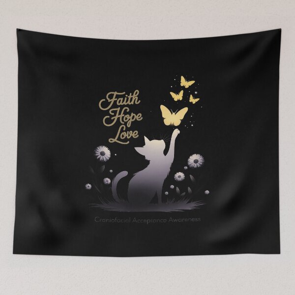 Item preview, Faith Hope Love Craniofacial Acceptance Awareness designed and sold by marcusry.