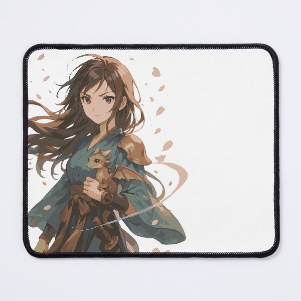 Item preview, Anime Warrior Princess With Sakura Petals Art designed and sold by DaEeX.