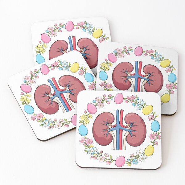 Item preview, Easter Kidneys with Floral Egg Wreath designed and sold by Anastasiia Yurevych.