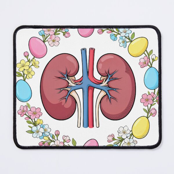 Item preview, Easter Kidneys with Floral Egg Wreath designed and sold by Anastasiia Yurevych.