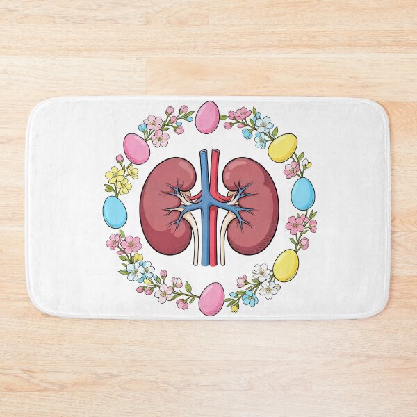 Item preview, Easter Kidneys with Floral Egg Wreath designed and sold by Anastasiia Yurevych.