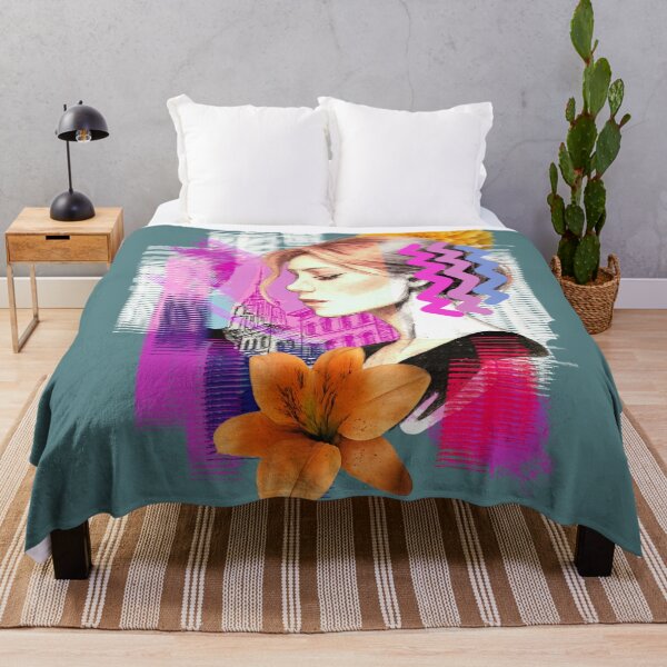 Item preview, Urban Remembrance – Woman with Flower in Vintage City Scene designed and sold by denip.