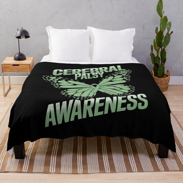 Item preview, Butterfly Cerebral Palsy Awareness CP Green Ribbon Support designed and sold by marcusry.