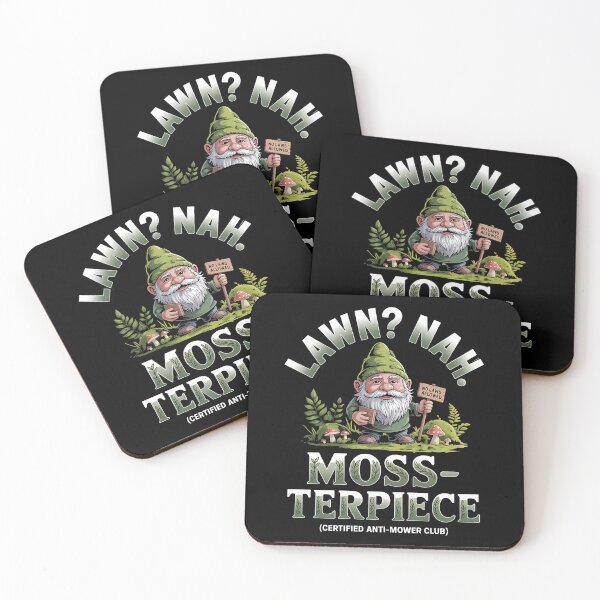 Item preview, Moss gardening - mushroom moss - cottagecore moss - quirky plant - forest aesthetic - anti grass - garden nerd - eco friendly - chill nature - moss art - wild yard lover - sarcastic plant designed and sold by JansenGS.