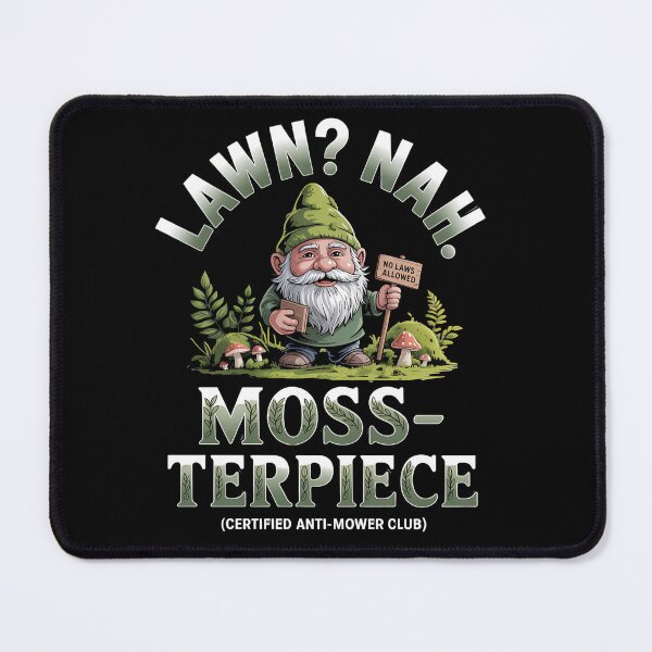 Item preview, Moss gardening - mushroom moss - cottagecore moss - quirky plant - forest aesthetic - anti grass - garden nerd - eco friendly - chill nature - moss art - wild yard lover - sarcastic plant designed and sold by JansenGS.