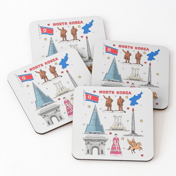 Item preview, North Korea Landmarks & Culture, Pyongyang Iconic Illustration designed and sold by mashmosh.