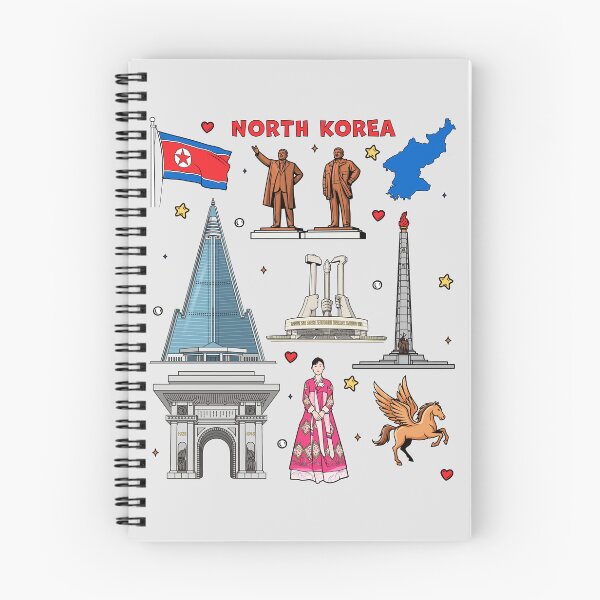 Item preview, North Korea Landmarks & Culture, Pyongyang Iconic Illustration designed and sold by mashmosh.