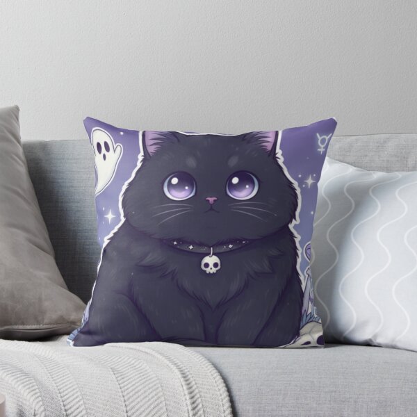 Item preview, Cute Black Cat Pastel Goth - Spooky Aesthetic Design designed and sold by EverBranz-stor.