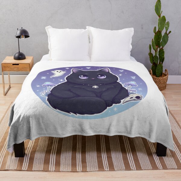 Item preview, Cute Black Cat Pastel Goth - Spooky Aesthetic Design designed and sold by EverBranz-stor.