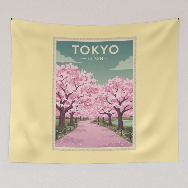 Item preview, Tokyo Vintage Travel Art - Ueno Park - Japan designed and sold by Wanderprintt.