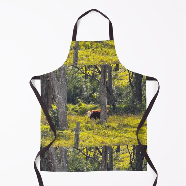 Item preview, Peaceful Rural Landscape with Sunlit Gumtrees and Cow designed and sold by Mary Prema Art.