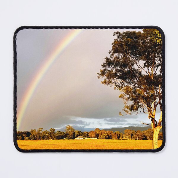 Item preview, Australian Countryside Rainbow at Sunrise designed and sold by Mary Prema Art.