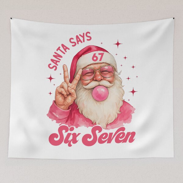 Item preview, Bruh Claus Retro Holiday Santa Six Santa Says Seven Happy designed and sold by ChadnoSmith.