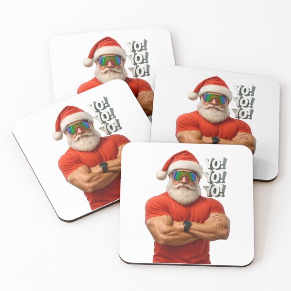 Artikelvorschau, Cooler Weihnachtsmann – Yo! Yo! Yo! entworfen und verkauft von The Art by Rossouw.