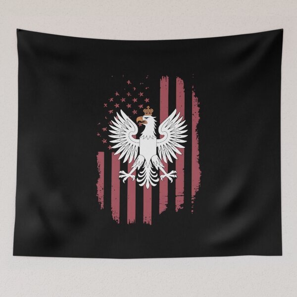 Item preview, Polish Eagle American Flag Pride Poland designed and sold by GaryPacheco6.