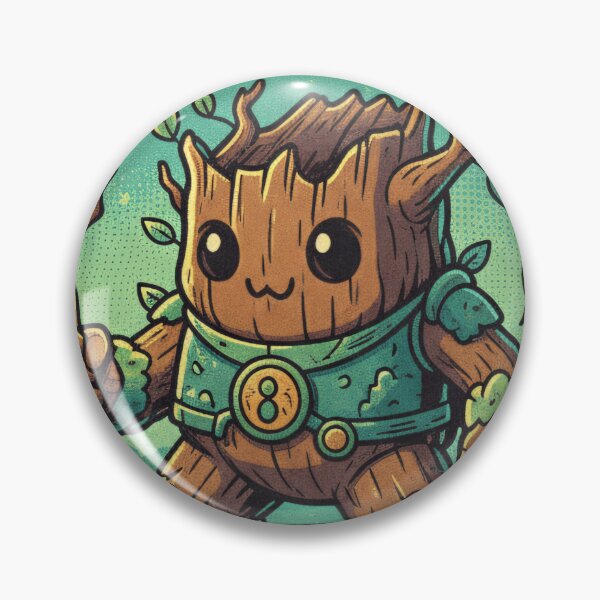 Item preview, Mythic Forest Guardian - Nature's Shield Retro Video Game Art designed and sold by AwesomeBeyondLimits.